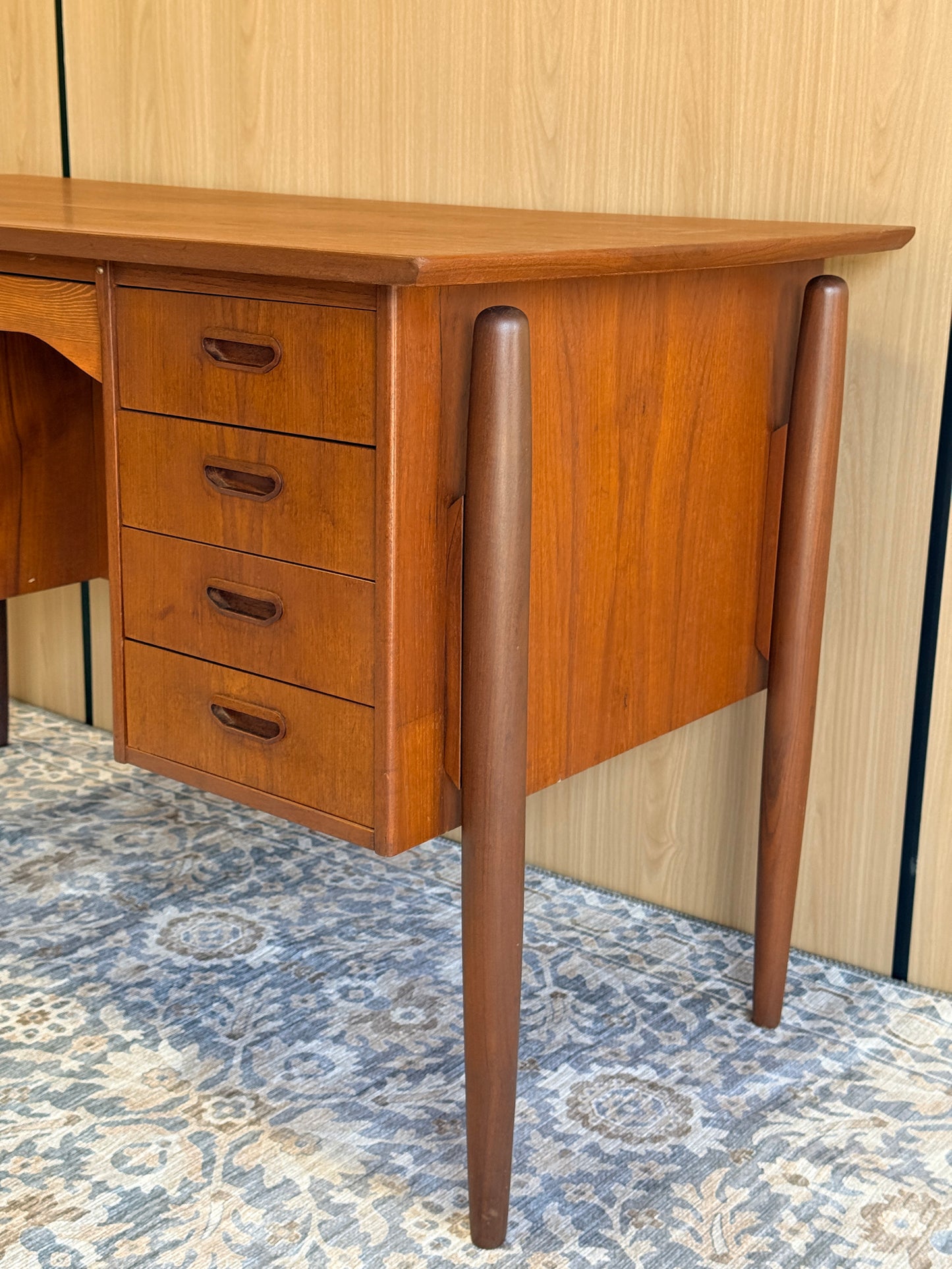 Vintage Danish Teak Writing Desk