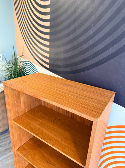 Vintage Danish Teak Bookcase on Custom Base by Ib Kofod Larsen