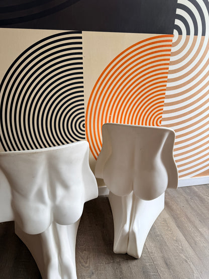 “HIM” and “HER” Chairs by Fabio Novembre for Cassamia