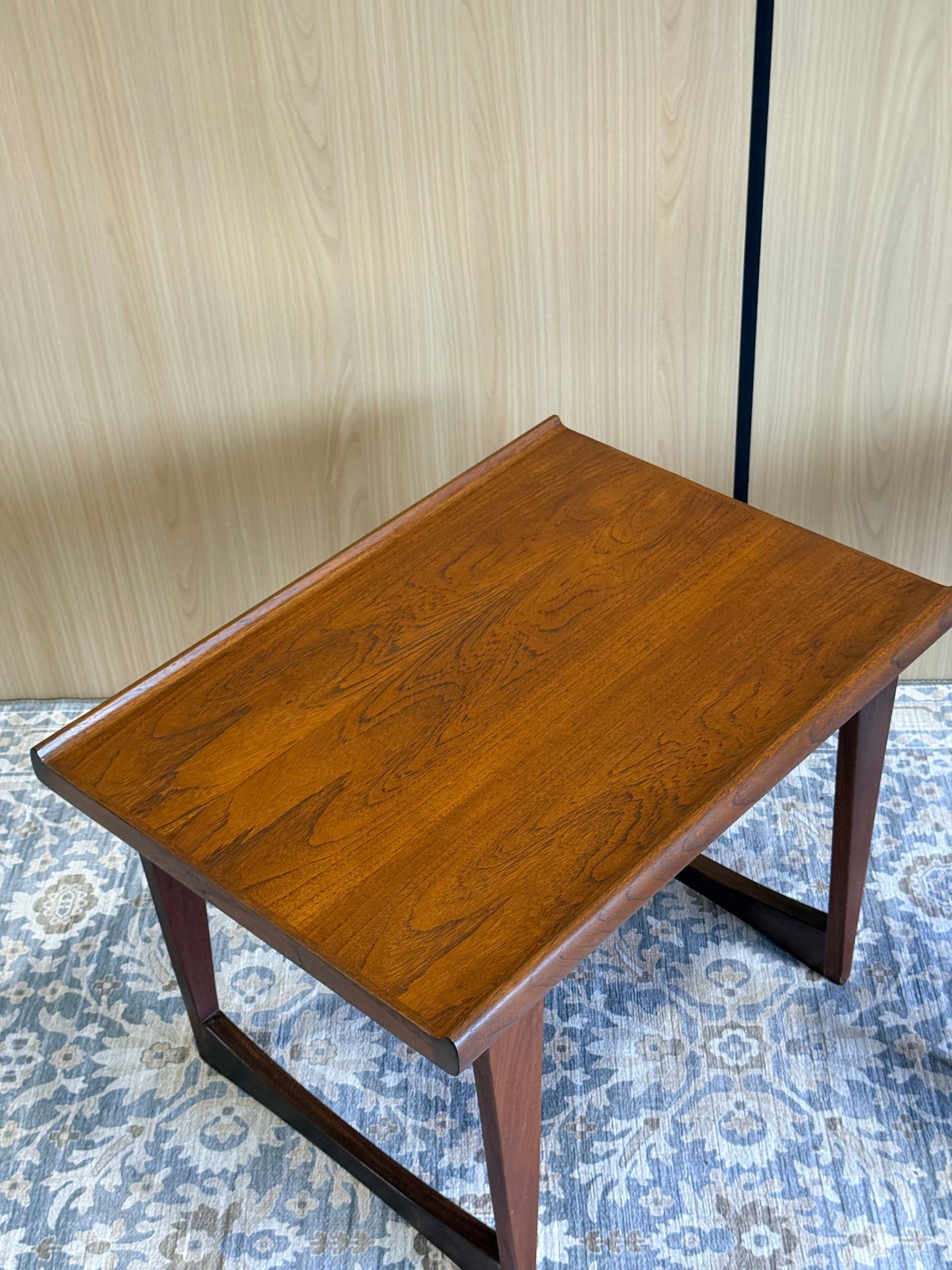 Pair of Vintage Teak Side Tables