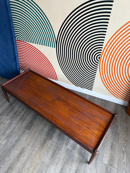 Vintage Afromosia Teak Bench