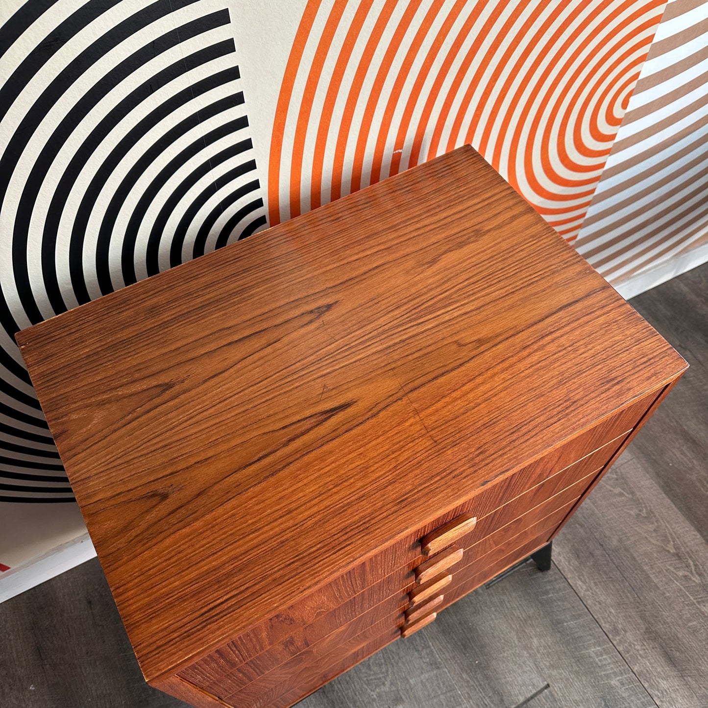 Small Teak Chest of Drawers