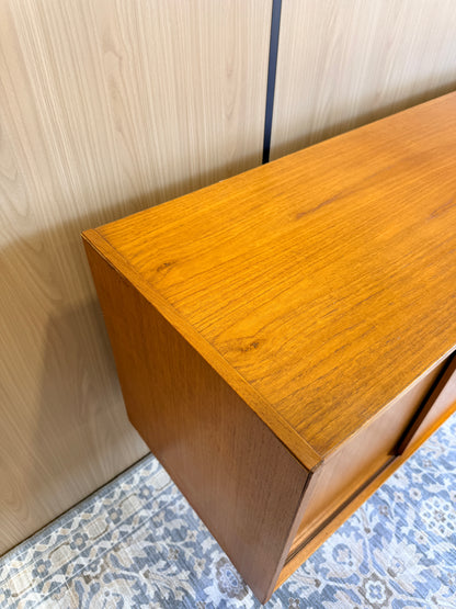 Vintage Swedish Teak Sideboard 75”