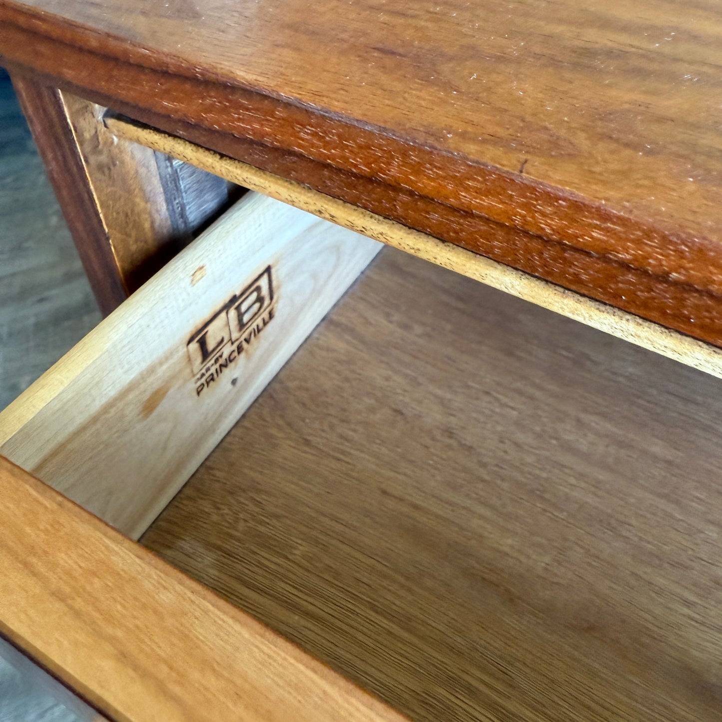 Vintage Walnut 3 Drawer Dresser