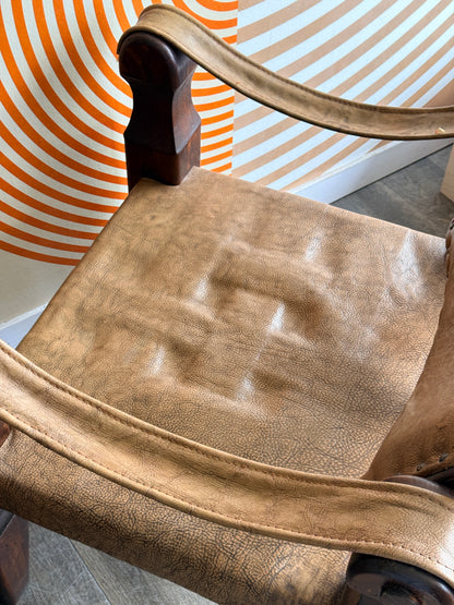 Vintage Mexican Tilt-Back Lounge Chair