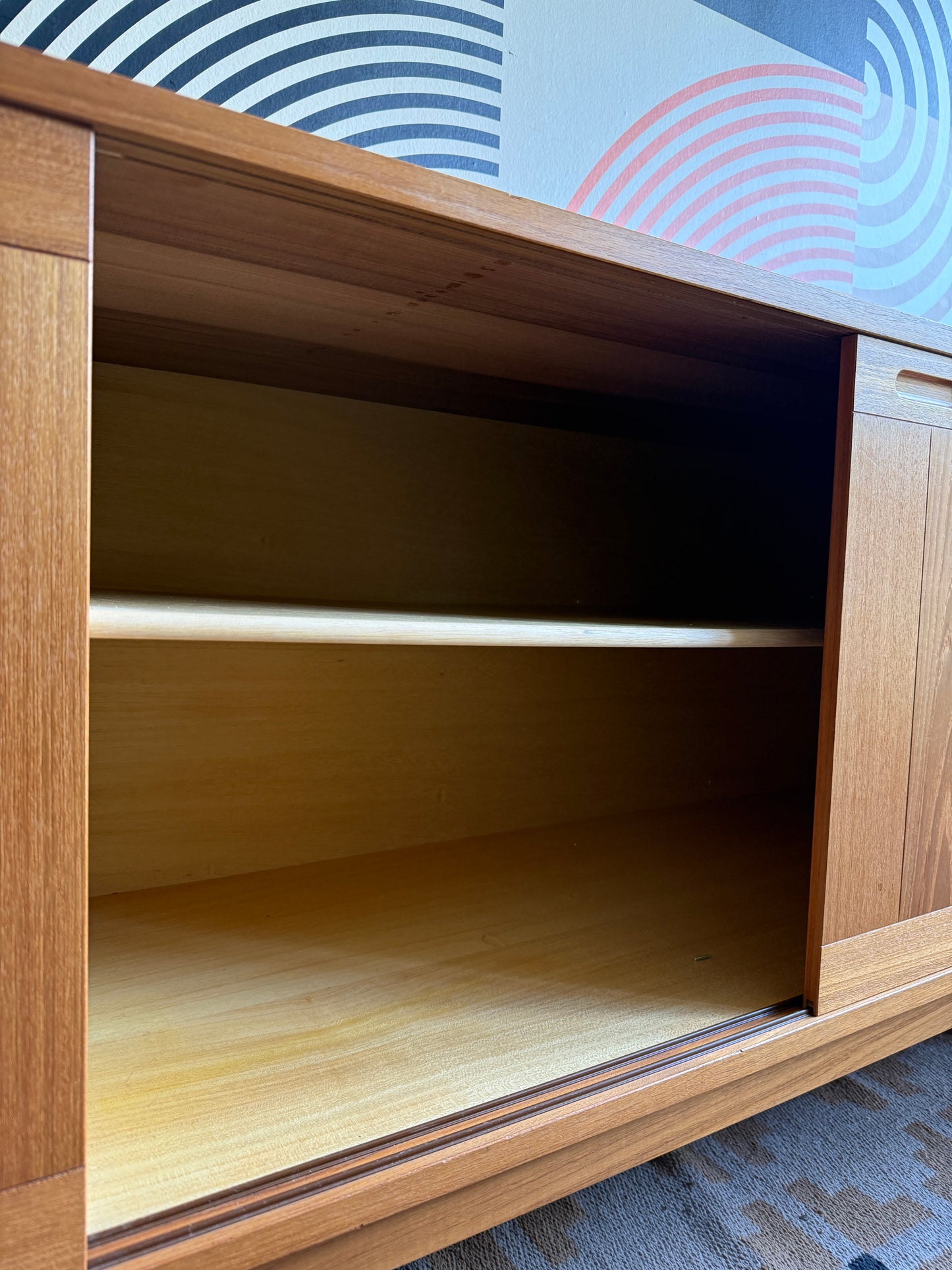 Vintage Teak Credenza