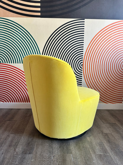 Yellow Swivel Chair by Ola Wilhborg for IKEA