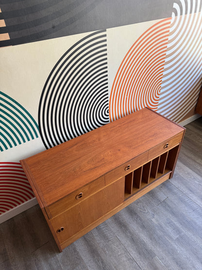 Vintage Teak Pull-out Cabinet