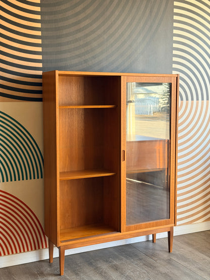 Tall Danish Teak Cabinet on Custom Base by Hundevad