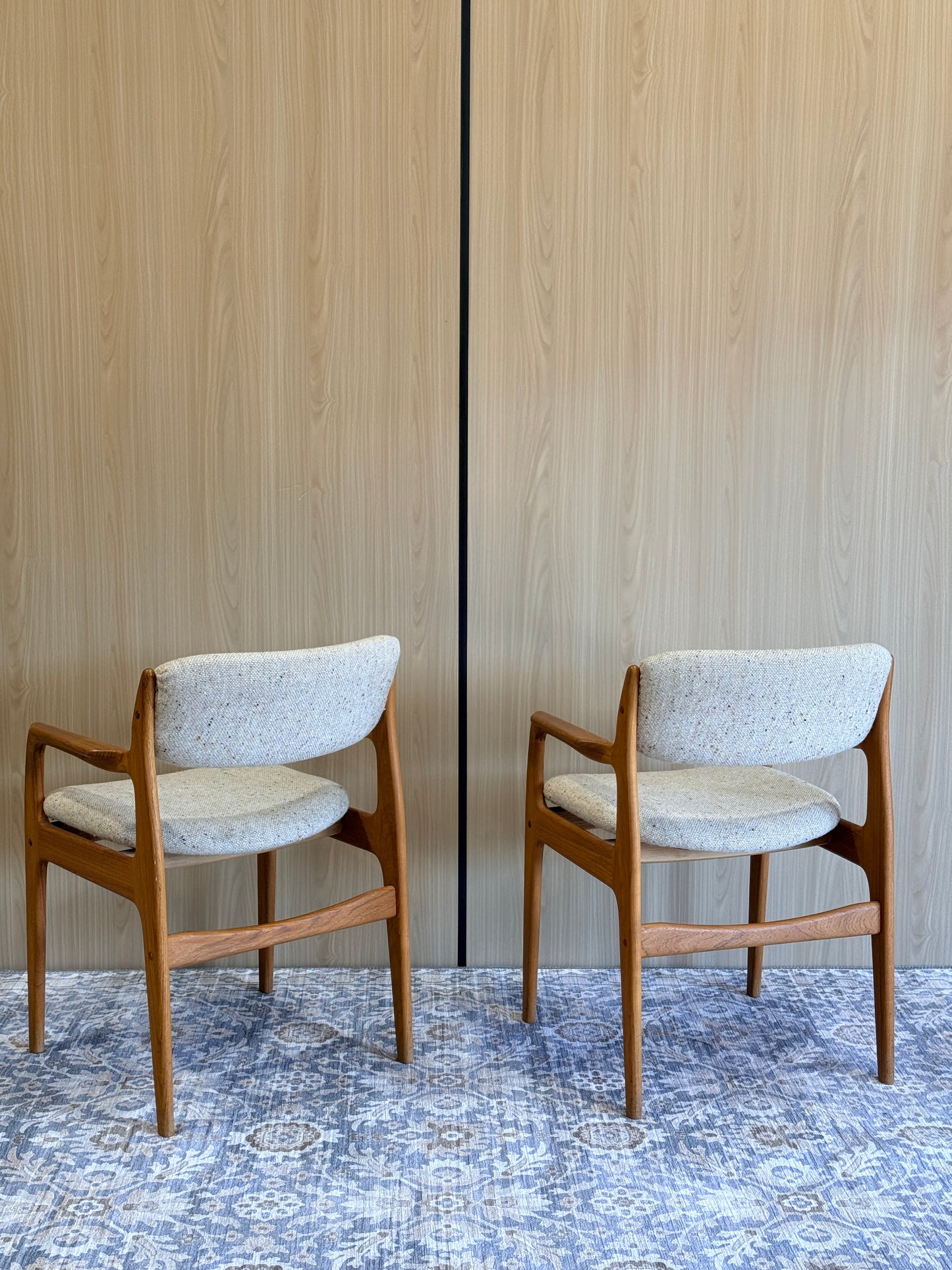 Pair of Teak Dining Armchairs by Benny Linden