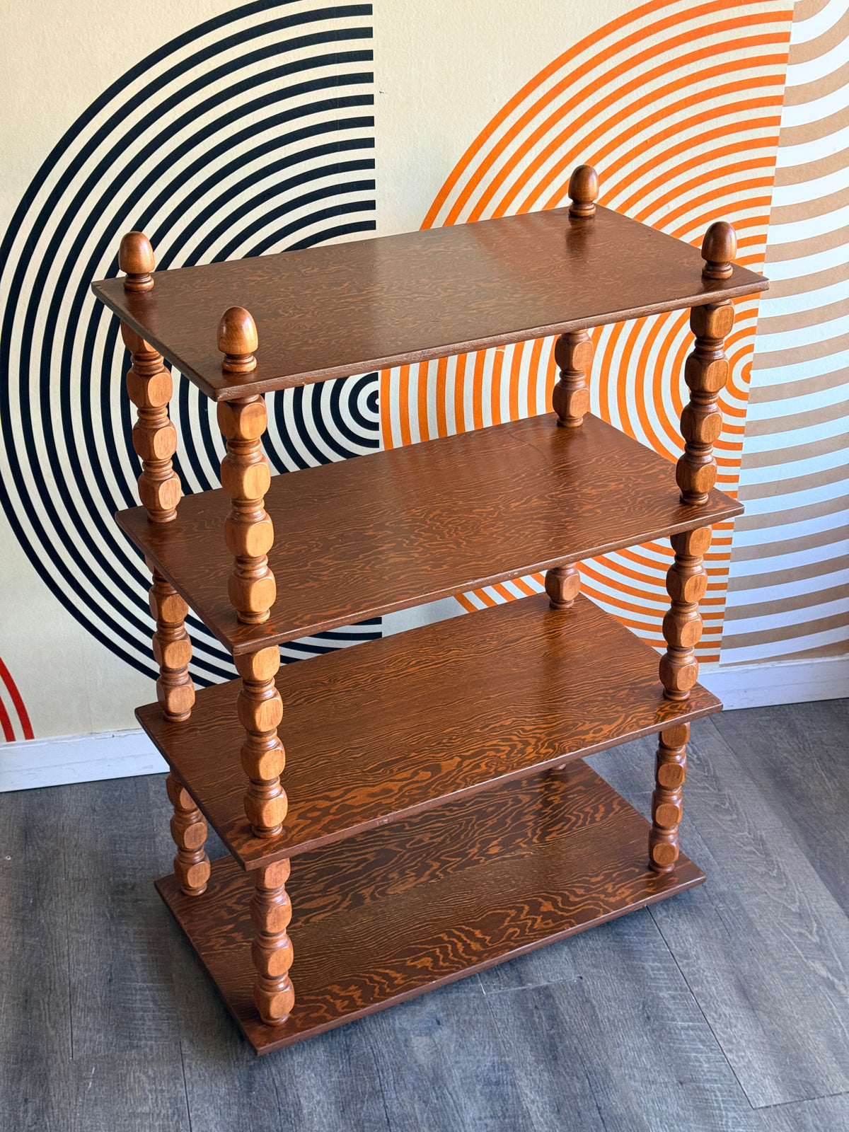 Vintage French Bobbin Shelf