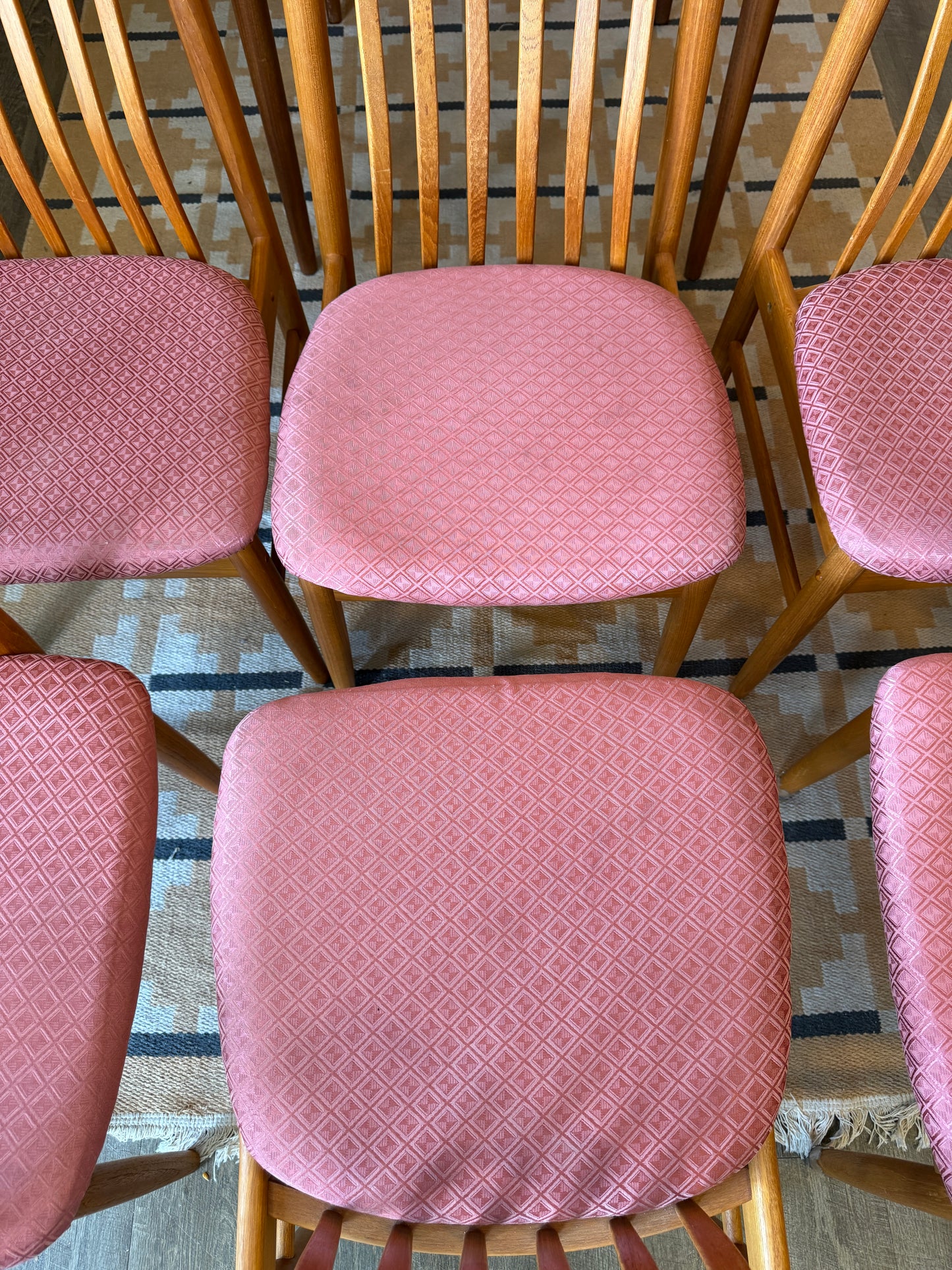 Set of 6 Teak Dining Chairs by Benny Linden