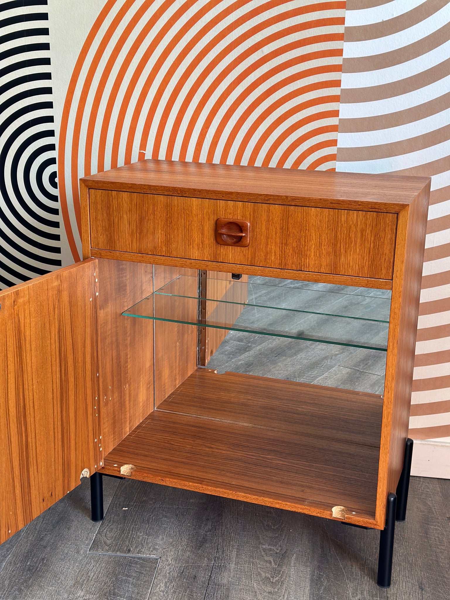 Small Vintage Teak Cabinet