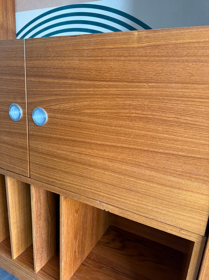 Vintage Teak Media Cabinet