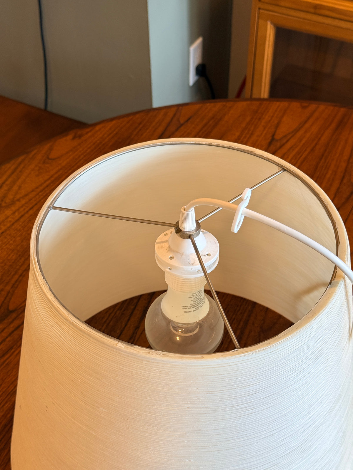 Vintage Lotte Fibreglass Swag Lamp