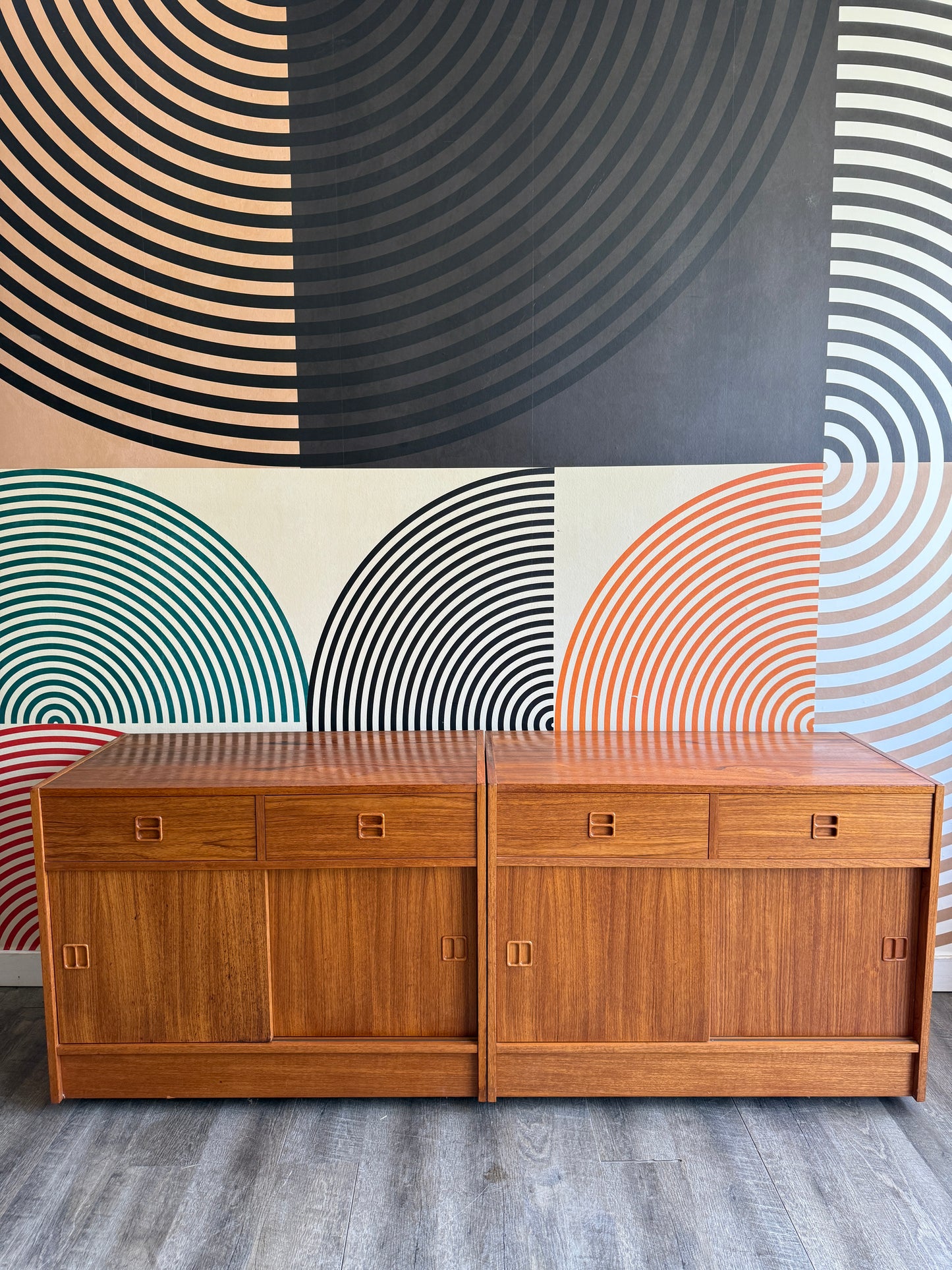 Vintage Teak Cabinet (2 Available)