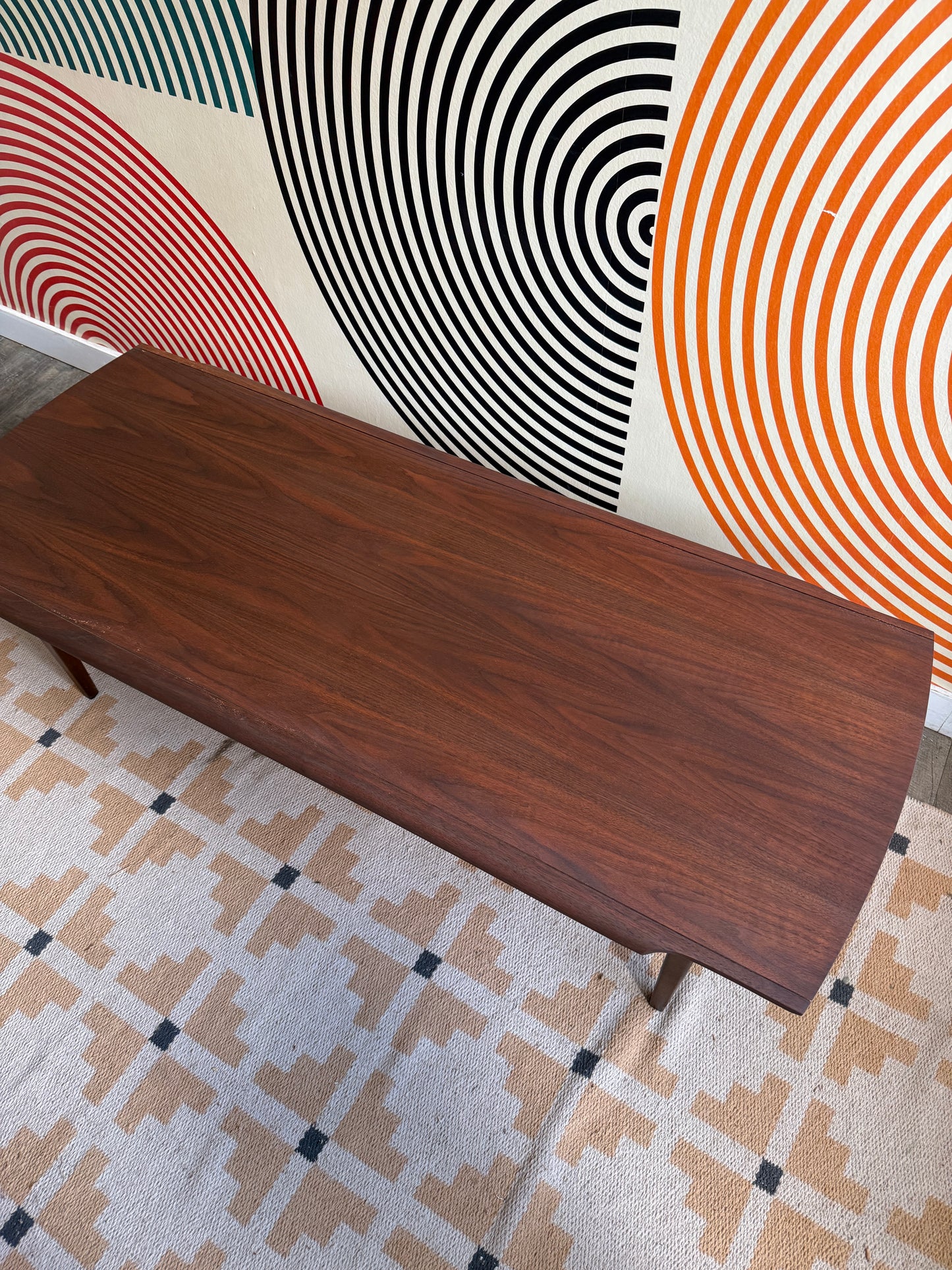 Vintage Haddon Hall Walnut Coffee Table
