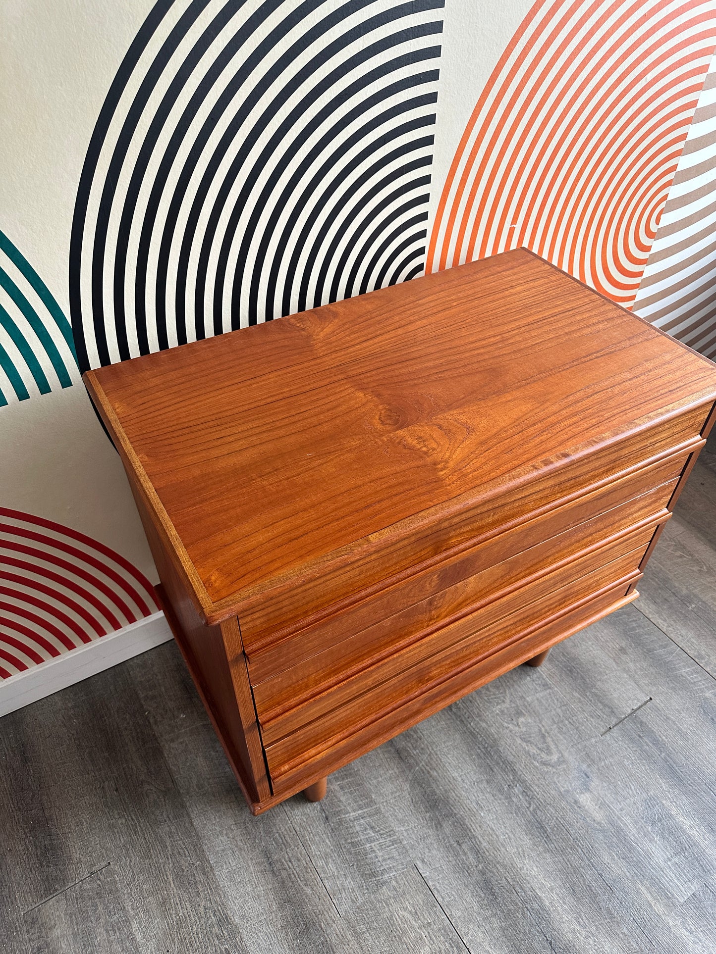 Small Teak Chest of Drawers