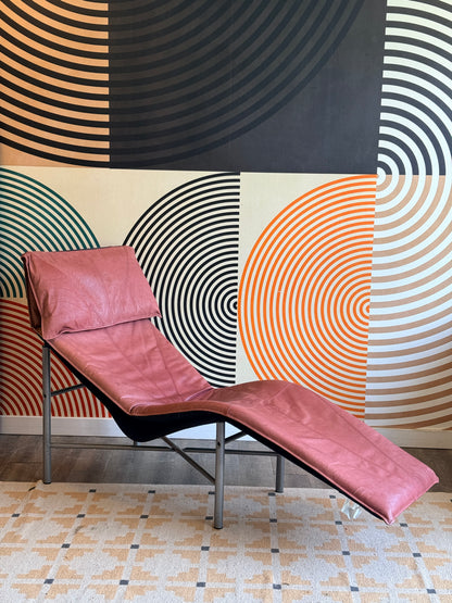 Tord Björklund “Skye” Leather Chaise for Ikea,1980s
