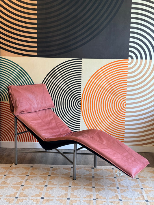 Tord Björklund “Skye” Leather Chaise for Ikea,1980s