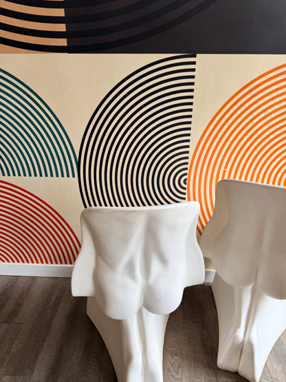 “HIM” and “HER” Chairs by Fabio Novembre for Cassamia