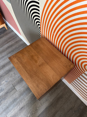 Vintage Walnut Nightstand Table