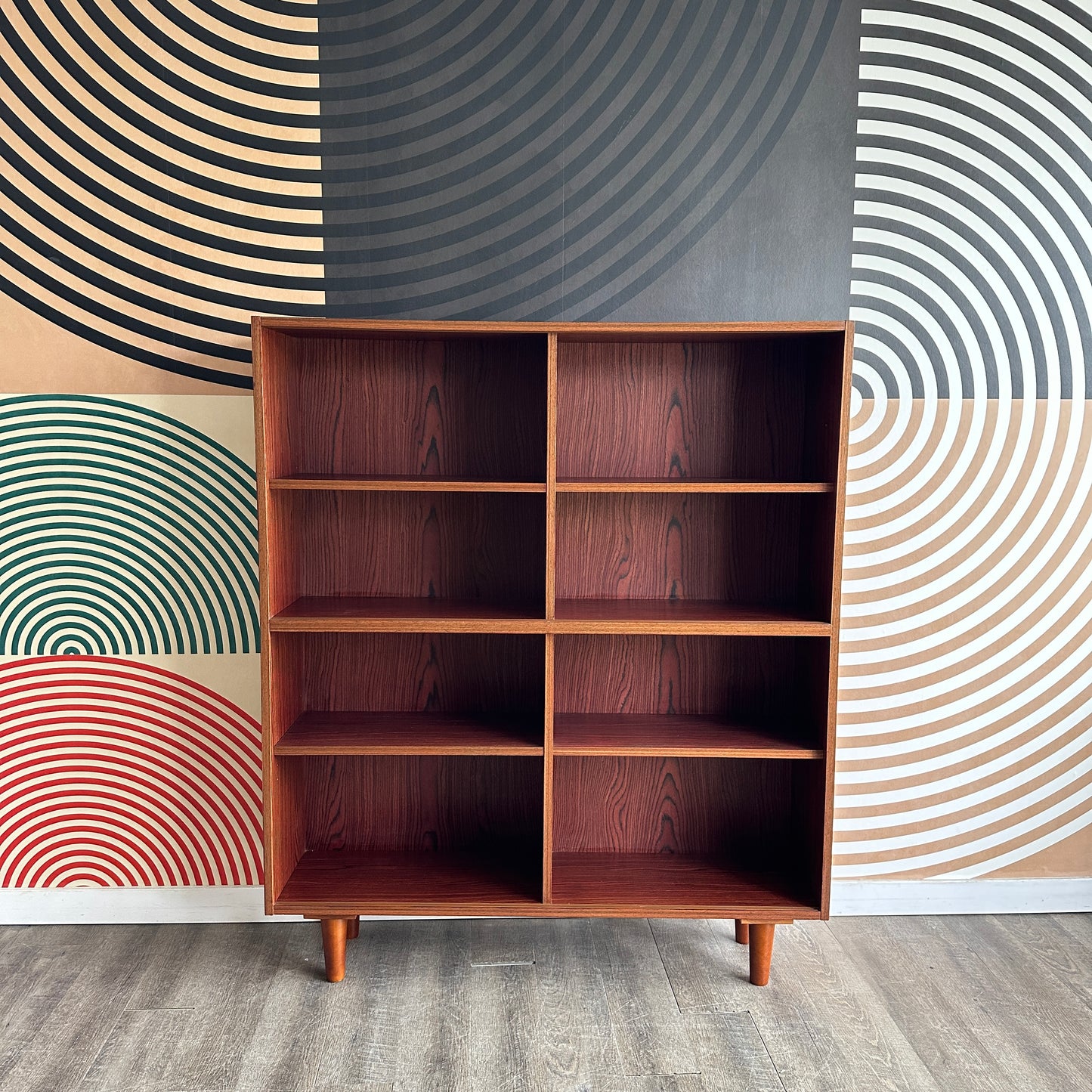 Vintage Rosewood Bookcase (No glass doors)