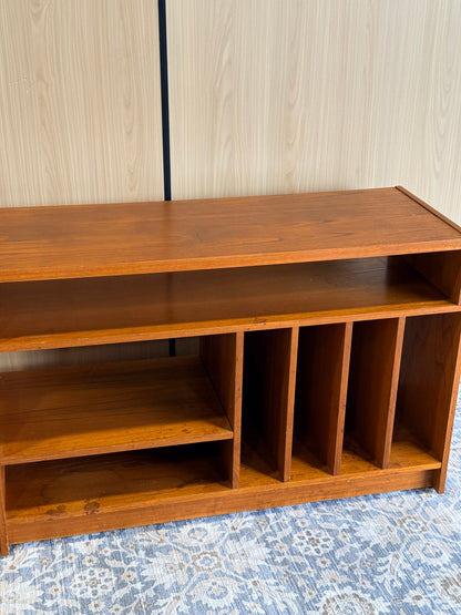 Vintage Teak Pull-out Media Cabinet