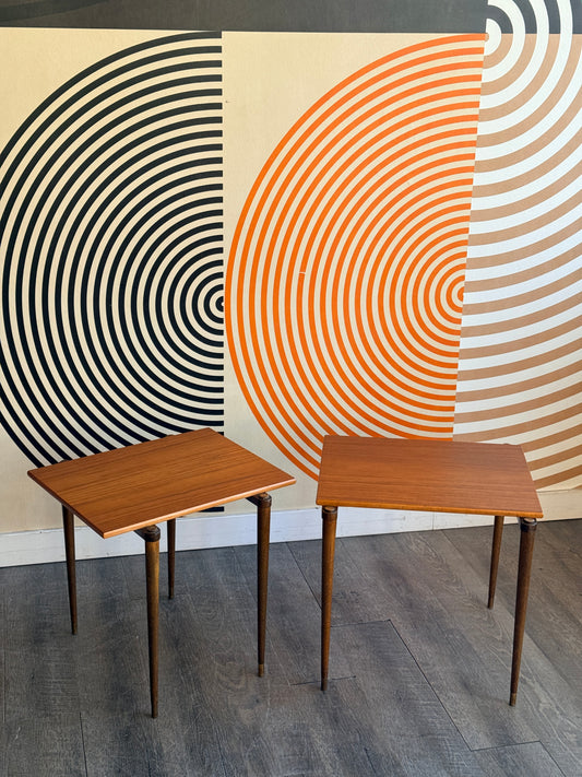 Vintage Teak Side Tables by Opal Mobler