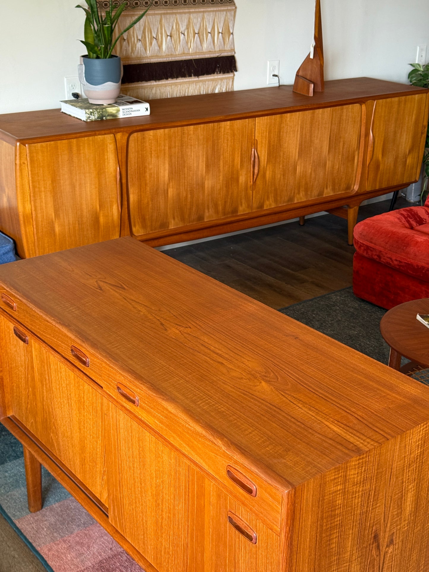Petite Teak Credenza/Sideboard