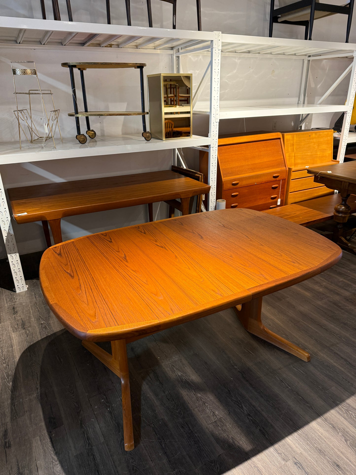 Vintage Extendable Teak Dining Table by Nordic Furniture