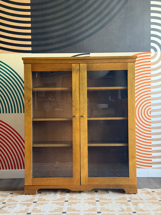Vintage Bookcase Cabinet