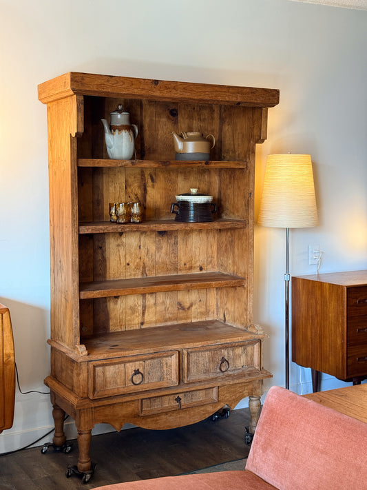 Primitive Mexican Pine Hutch