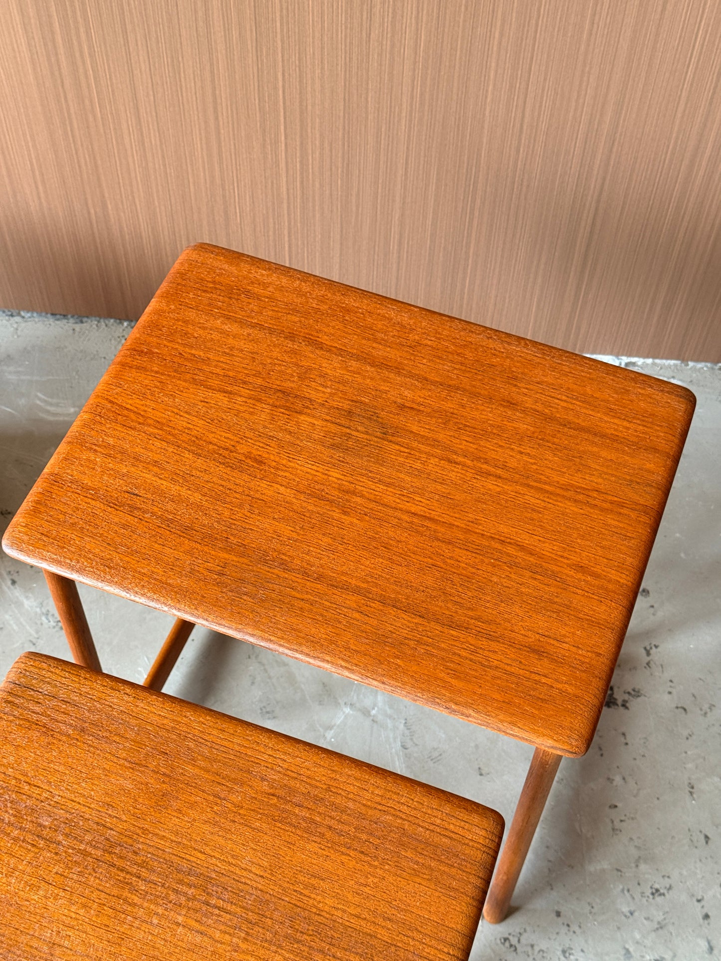 Vintage Teak Nesting Tables by Rasmus Solberg,Norway