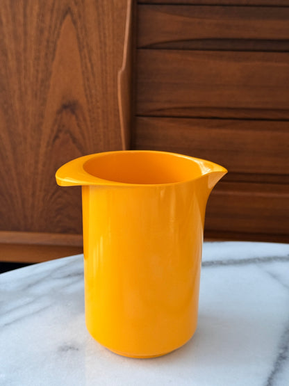 Vintage Yellow Rosti 1L Jug/Utensil Holder