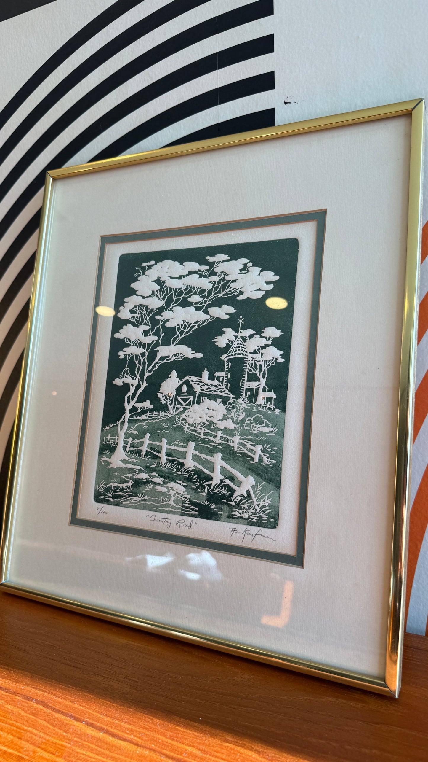 Vintage “Country Road” Limited Edition Print