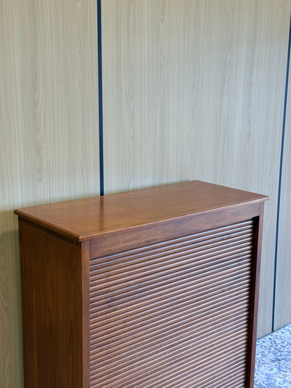 Tambour Door Paper Storage Cabinet