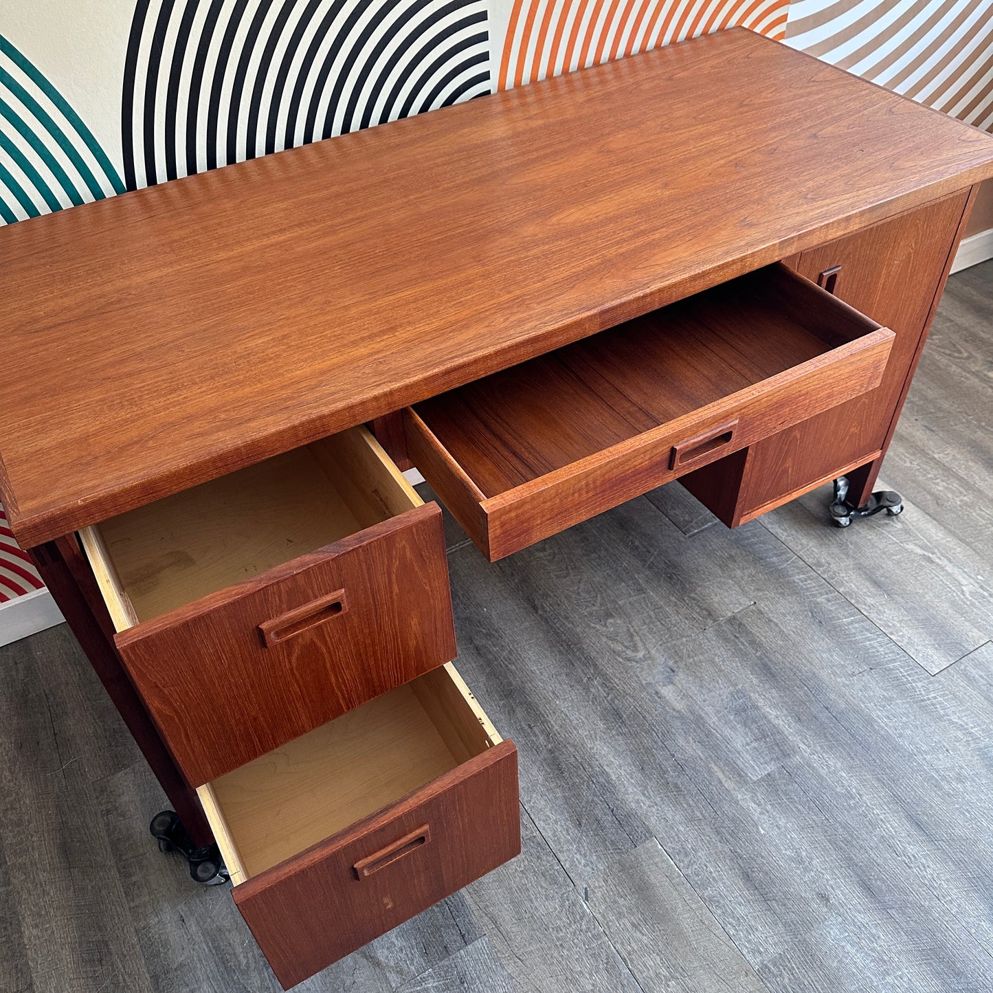 Teak Executive Desk