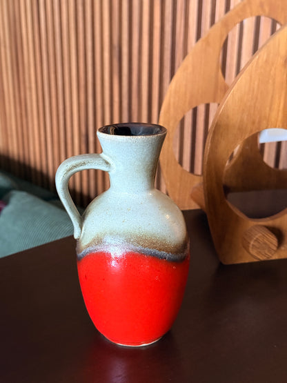 Vintage West Germany Bay Ceramic Pitcher Vase,83-17