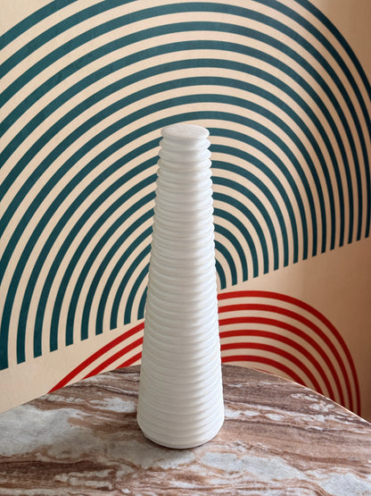 Vintage White Ceramic Ikea “Bista” Table Lamp