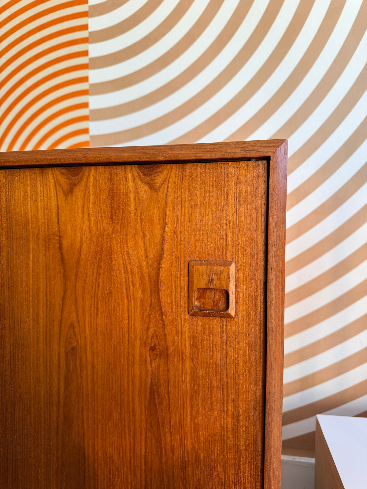 Vintage Teak Sideboard on a Platform Base