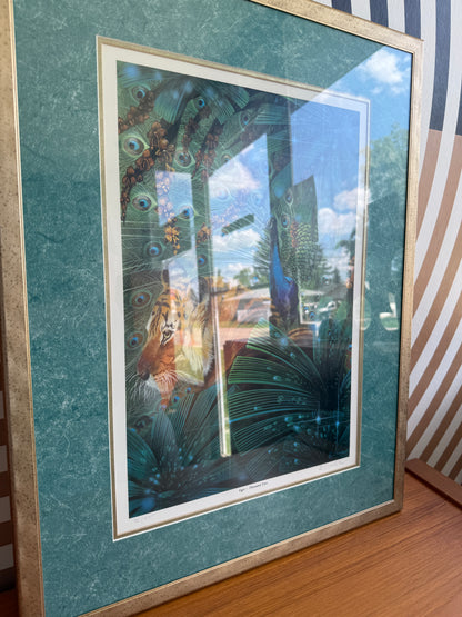 “Tiger – Thousand Eyes” Limited Edition Print by J. Sovak (1990)