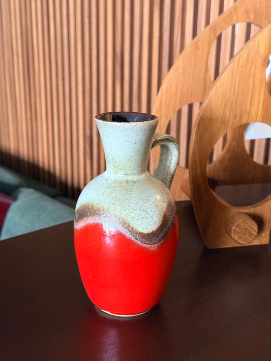 Vintage West Germany Bay Ceramic Pitcher Vase,83-17