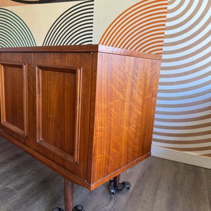 Vintage Walnut Sideboard/ Credenza