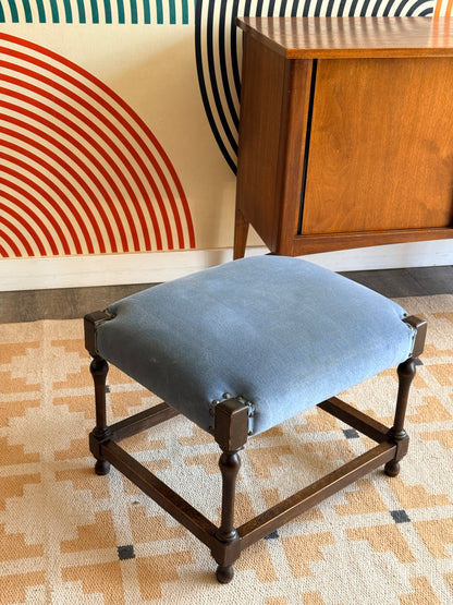 Vintage Upholstered Footstool