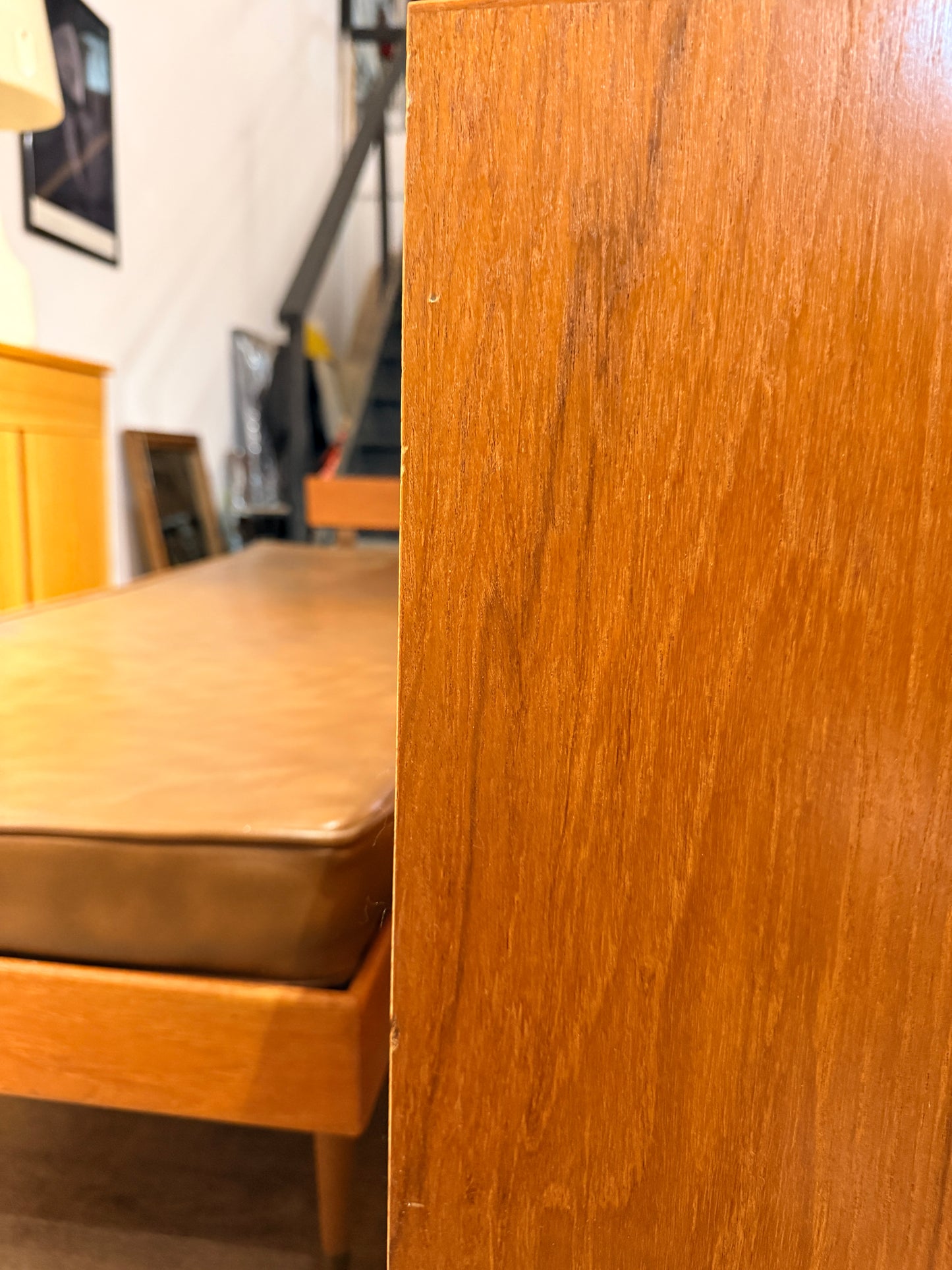 Vintage Teak 9 Drawer Dresser