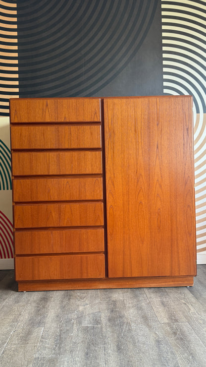 Danish Teak Wardrobe by Komfort