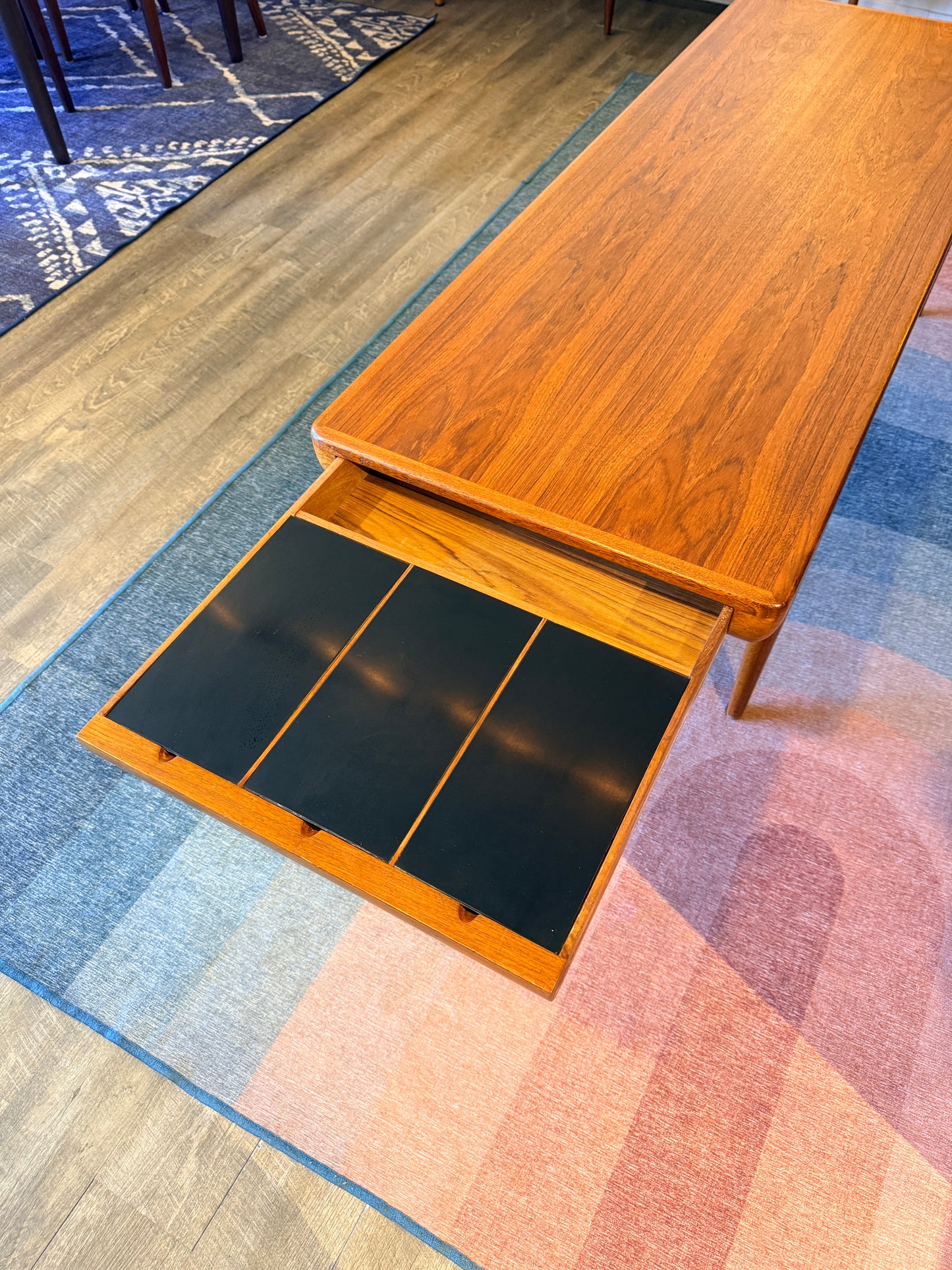 Danish Teak Coffee Table by Johannes Andersen for Silkeborg