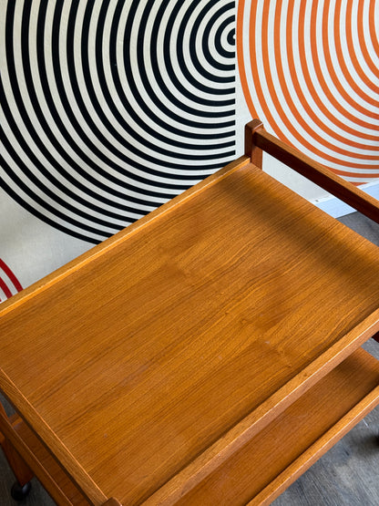 Danish Teak Bar Cart by BRDR. Furbo