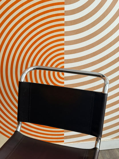 Vintage Tubular Cantilever Side Chair